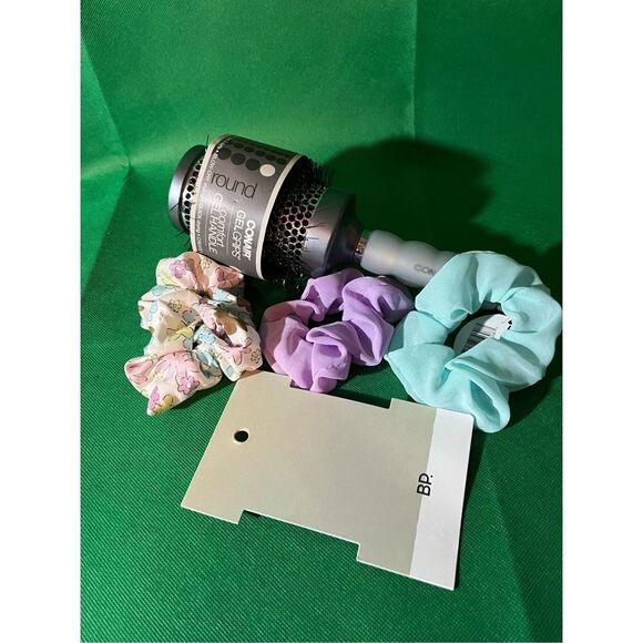 Con air Hair Brush BP Scrunchies lot 2 - Picture 1 of 7